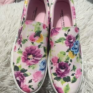 Christian Siriano Floral Slip-On Women's Shoes
